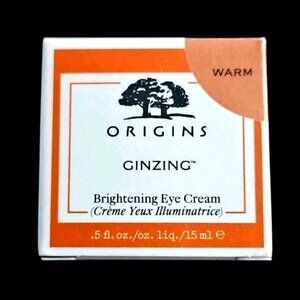 New in Box!! Origins, Eye Ginzing Brightening Eye Cream, Warm, 0.5 fl oz/15ml